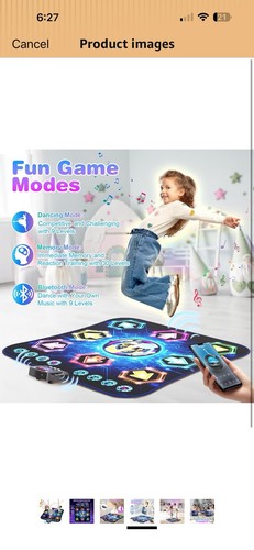 Dance mat light - dance, up